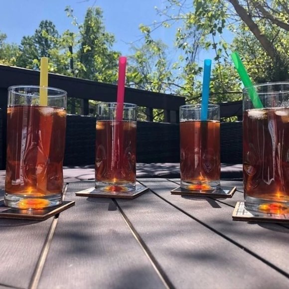 Cactus Coasters 4 Piece, USA Vintage Style Set - Picture 8 of 9